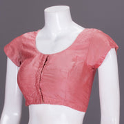 Peach Banarasi Silk Blouse  -  Avishya 