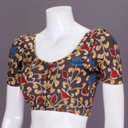 Handloom Kalamkari Printed Cotton Blouse - Avishya
