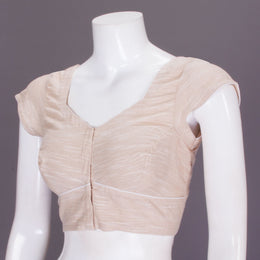 Beige Cotton Blouse  - Avishya 