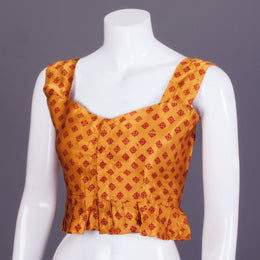  Yellow Bagh Printed Modal Silk Blouse - Avishya