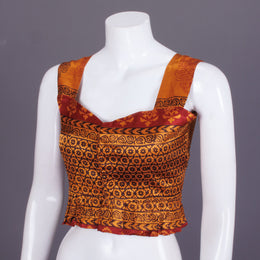 Yellow Bagh Printed Modal Silk Blouse - Avishya