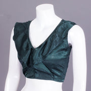 Green Handcrafted Modal Silk Blouse