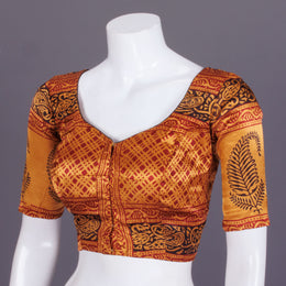 Yellow Bagh Printed Modal Silk Blouse - Avishya