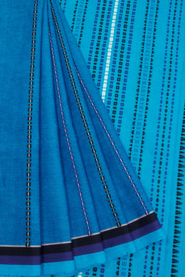 Blue Begumpuri Cotton Sarees 10068451 - Avishya
