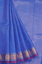 Blue Chhattisgarh Tussar Silk Saree 10068826 - Avishya