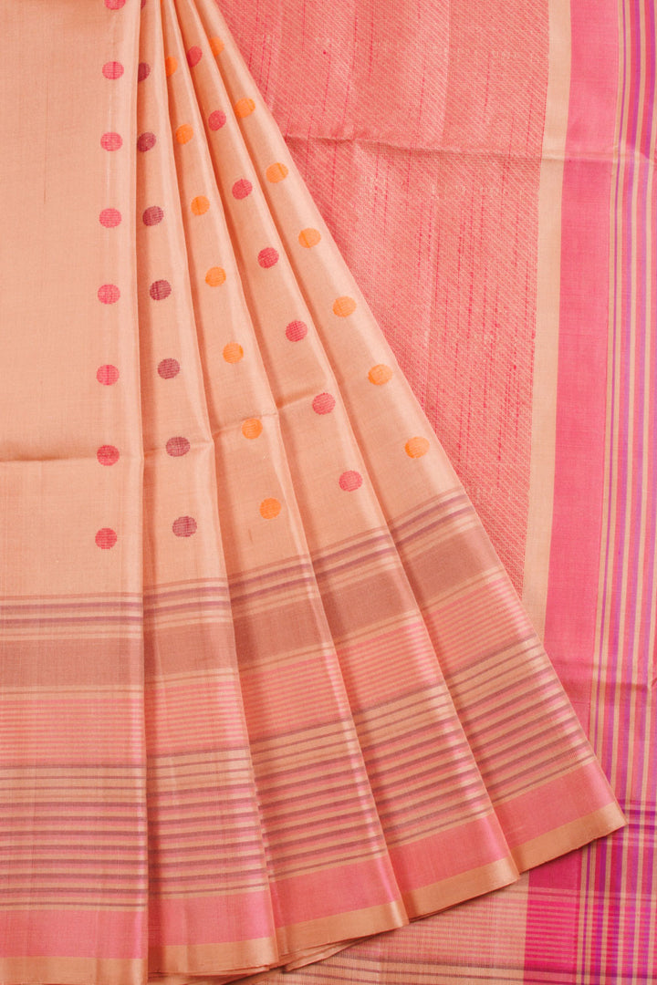 Peach Kovai Soft Silk Saree 10069010 - Avishya