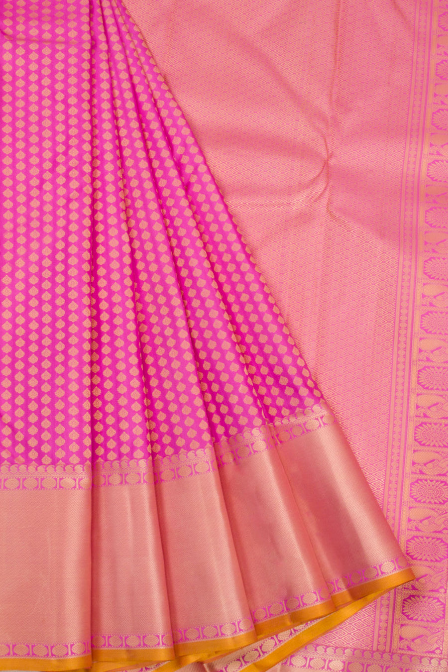 Pink Handloom Kanjivaram silk saree 10069119 - Avishya