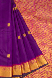 Royal Purple Handloom Kanjivaram Silk Saree 10069161