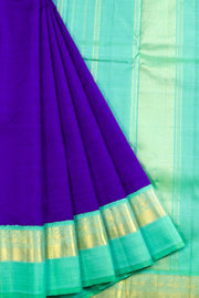 Puple Handloom Korvai Kanjivaram Silk Saree 10069177 - Avishya