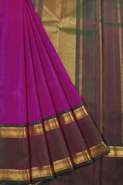 Purple Handloom Kanjivaram Silk Saree 10069182