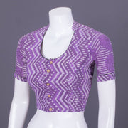 Violet Dabu Printed Cotton Blouse 10069788 - Avishya
