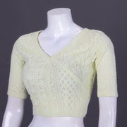 Yellow Chicken Curry Cotton Blouse 10069795 - Avishya