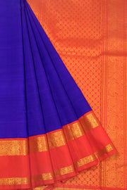 Ms Blue Korvai Kanjivaram Silk Saree 10070658