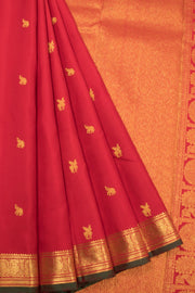 Red Kanjivaram Silk Saree