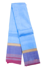 Sky Blue Light Weight Pure Silk Kanjivaram Saree 10071956