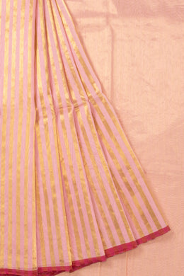 Pink Handloom Maheshwari Silk Cotton Saree 10073135