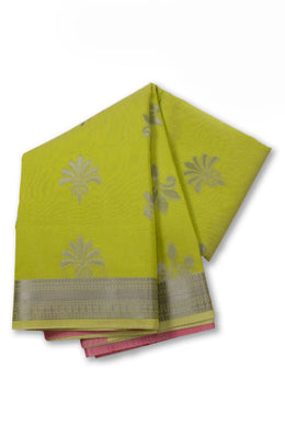 Green South  Silk Cotton Saree 10073588