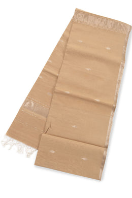 Grey Handloom Maheshwari Saree 10073715