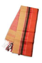 Cream Shantipur Tant Bengal Cotton Saree 10074979