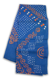 Blue Bandhani Mulmul Cotton Saree 10075495