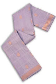 Rose Quartz Monotone Kanjivaram Silk Saree 10075520