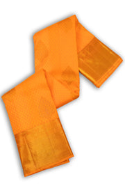 Vibrant Orange Nakashi Kanjivaram Silk Saree 10075524