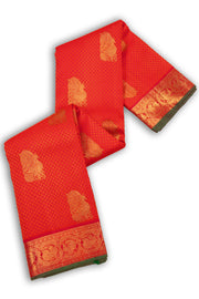 Husker Red Nakashi Kanjivaram Silk Saree 10075525