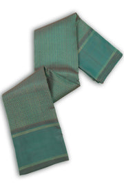 Myrtle Green Monotone Kanjivaram Silk Saree 10075527