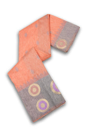 Light Salmon Fancy Kanjivaram Vegan Silk Saree 10075593