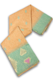 Kanjivaram Vegan Viscose Silk Brown Color Jute Style Finish 10075601