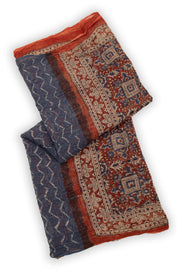 Red Kota Silk Cotton Saree Without Blouse 10076921