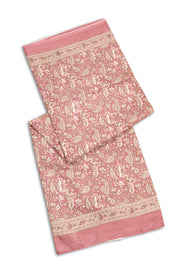 Mauve Pink Kashmiri Printed Silk Saree 10076943