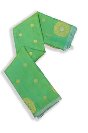 Light Green Gadwal Kuttu Silk Saree 10077060