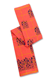 Peach Pink Handcrafted Sungudi Cotton Saree 10077124