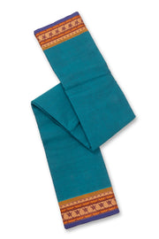 Blue Handloom Chettinad Cotton Saree 10077290