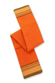 Orange Handloom Chettinad Cotton Saree 10077295