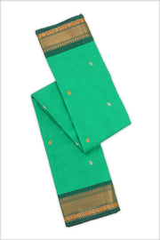 Green Handloom Chettinad Cotton Saree 10077316