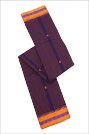 Blue Handloom Chettinad Cotton Saree 10077323