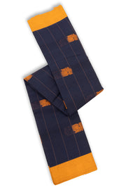 Ink Blue Handloom Chettinad Cotton Saree 10077333