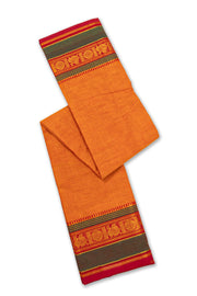 Orange Handloom Chettinad Cotton Saree 10077338