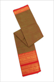 Green Handloom Chettinad Cotton Saree 10077349