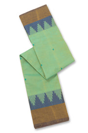 Green Handloom Chettinad Cotton Saree 10077355