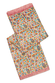 Cream Kashmiri Printed Silk Saree 10077396