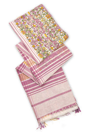 Pink Printed Maheshwari Silk Cotton Saree 10077558