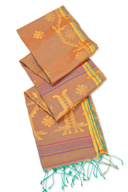 Brown Bengal Handwoven Cotton Saree 10077692