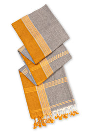 Grey Bengal Handwoven Cotton Saree 10077700