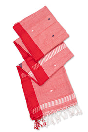 Pink Bengal Handwoven Cotton Saree 10077704