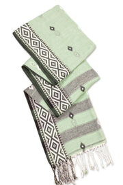 Green Bengal Handwoven Cotton Saree 10077708