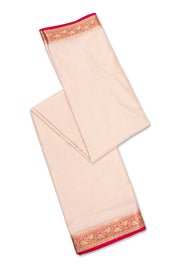 Cream Mysore Semi Crepe Silk Saree 10077790