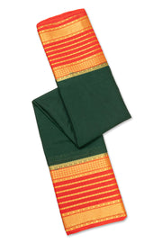 Green Mysore Semi Crepe Silk Saree 10077817